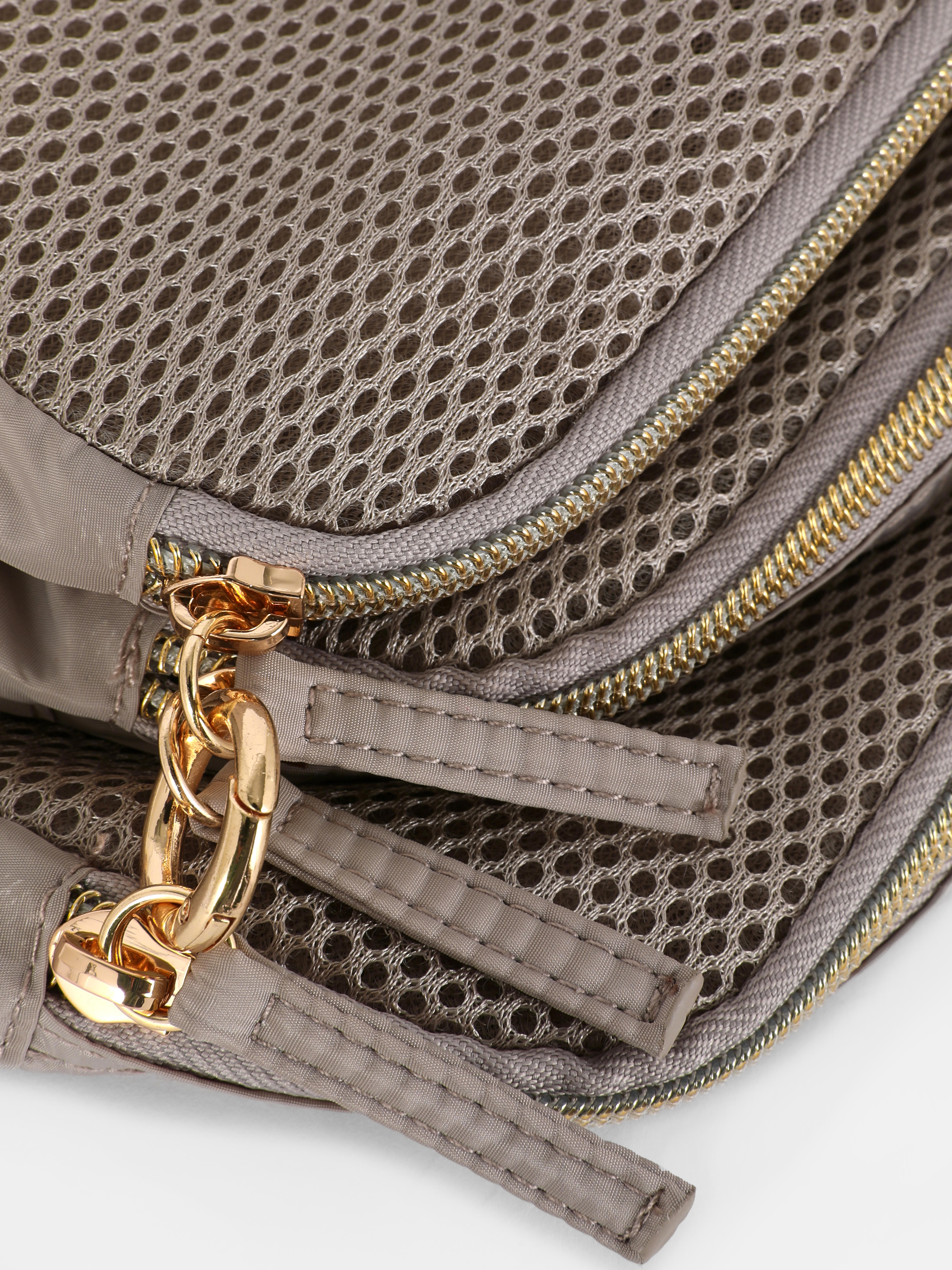 Gepäckorganizer aus Netzgewebe, 3er-Set. Drei Packhüllen aus Netzgewebe für noch bessere Organisation Ihres Gepäcks.