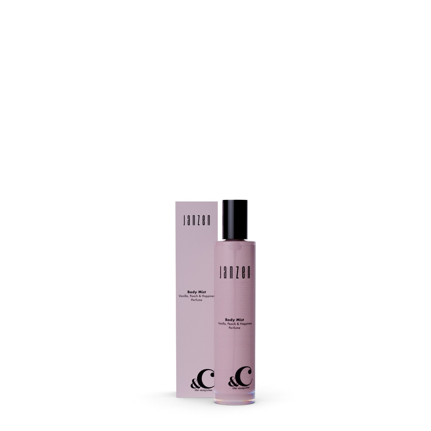Telový sprej Janzen & C Vanilka, broskyňa a šťastie - 50 ml
