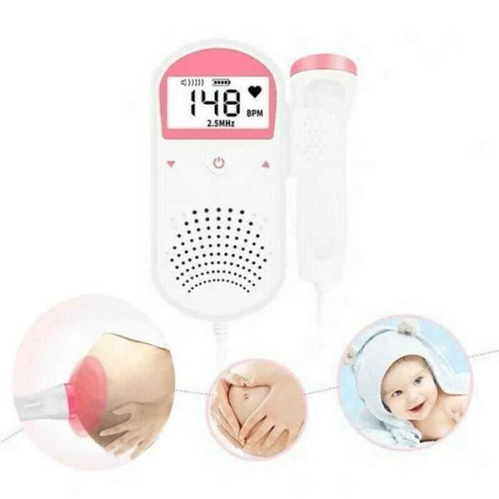 BABY PHONE - AUTREMENT - ECOUTE BEBE Doppler Moniteur Fœtal - Détection FHR - Écran LCD 18 pouces Multicolore BABY PHONE