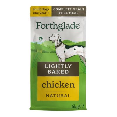 Poulet naturel légèrement cuit au four Forthglade avec patate douce