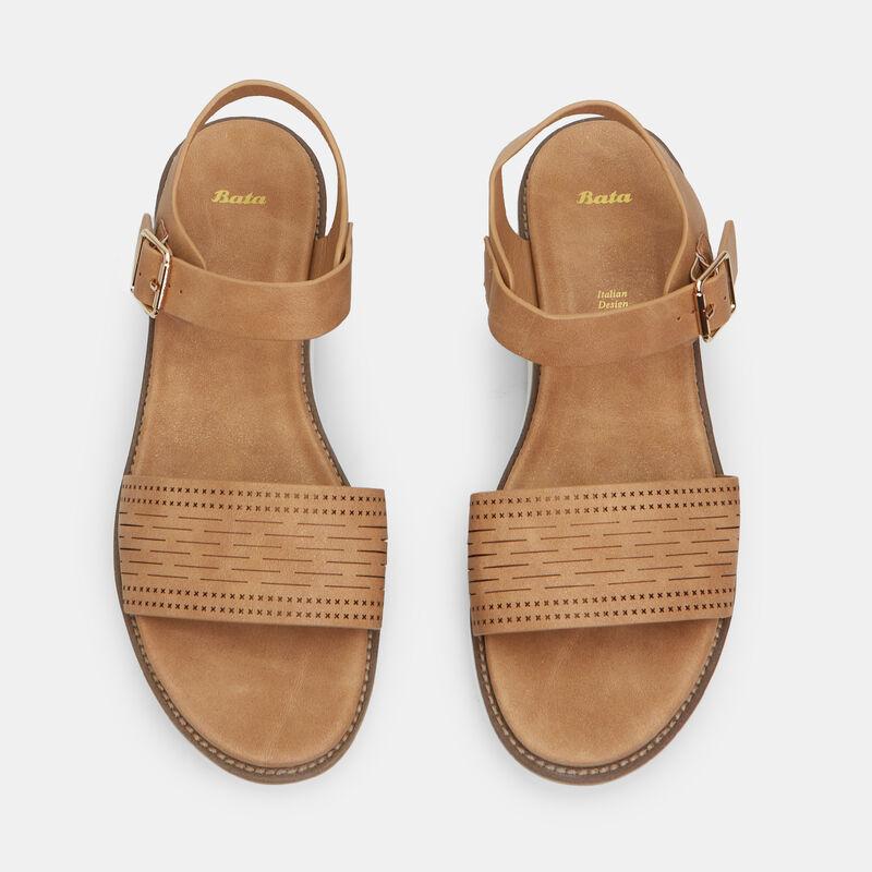 Sandalo da donna z platformą suola 4 cm