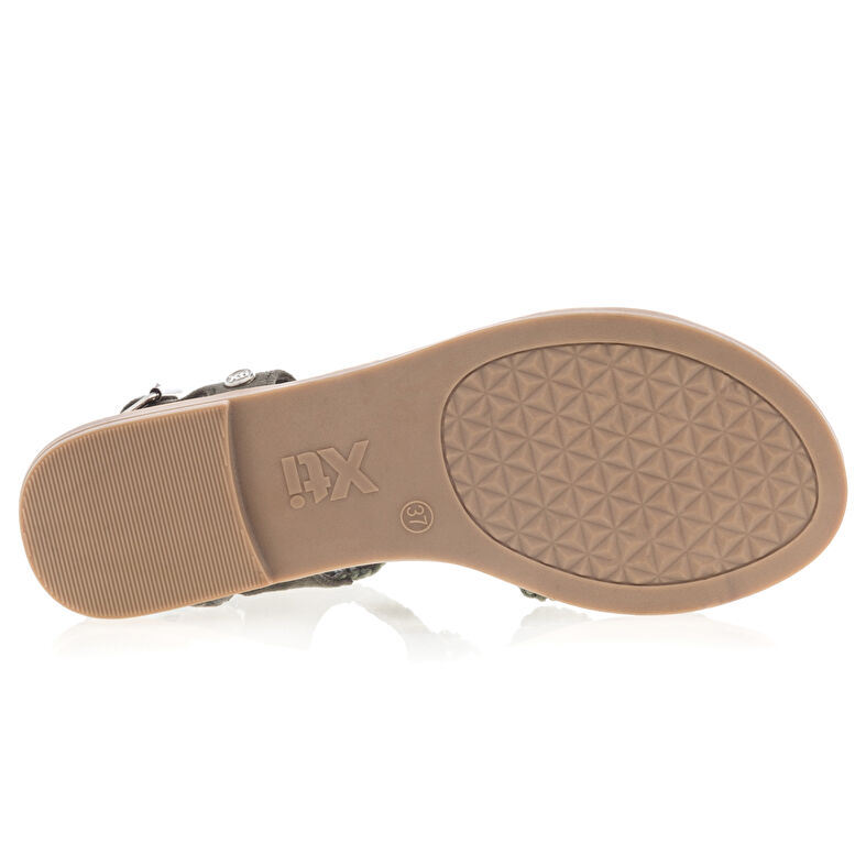Grønne sandaler / sko med åpen tå til dame