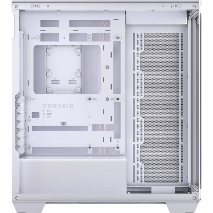 Case per PC - CORSAIR - Mid-Tower 3500X con pannello in vetro temperato - 17 cm - Bianco