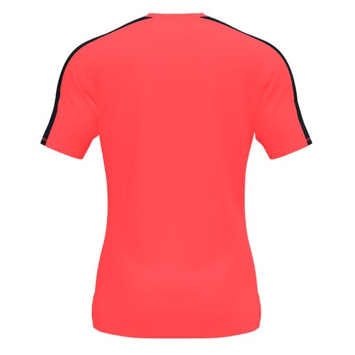 Camiseta Manga Corta Joma Academy Iii Coral Flúor Negro