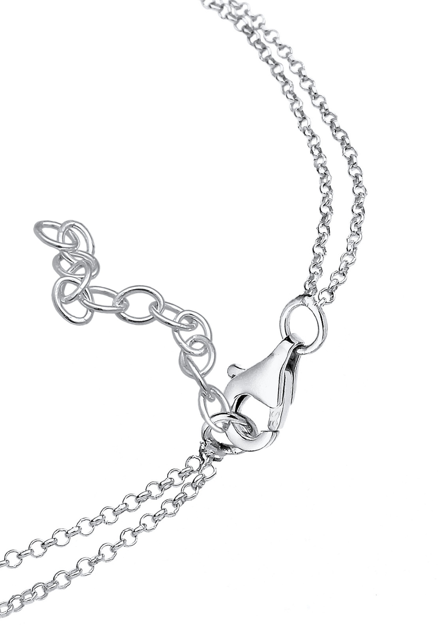 Elli DIAMONDS Femme Pendentif Infinity Basic avec Diamant (0,03 ct.) en Argent Sterling 925