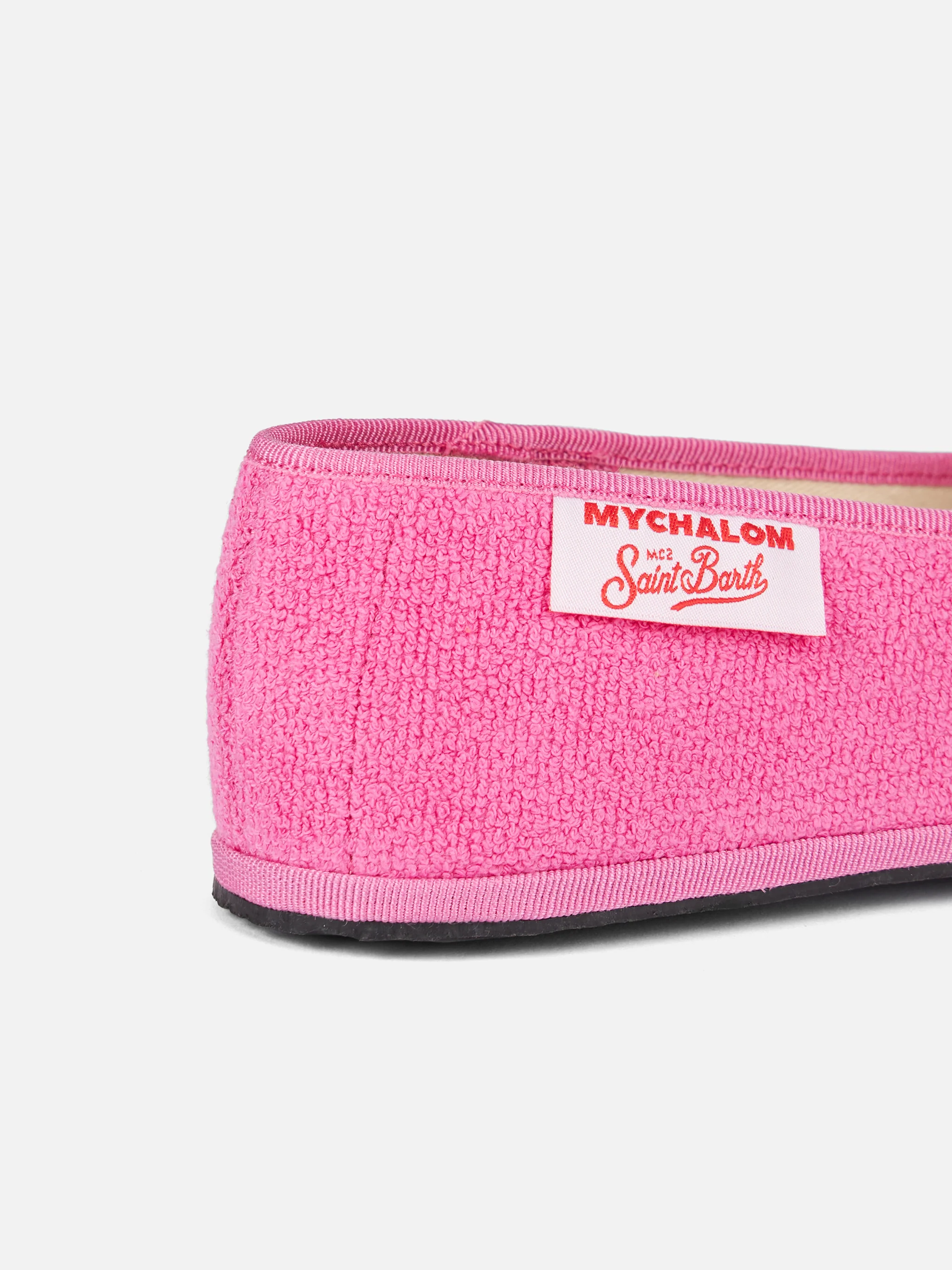 Mocassino pantofola da donna in spugna rosa | MY CHALOM SPECIAL EDITIO
