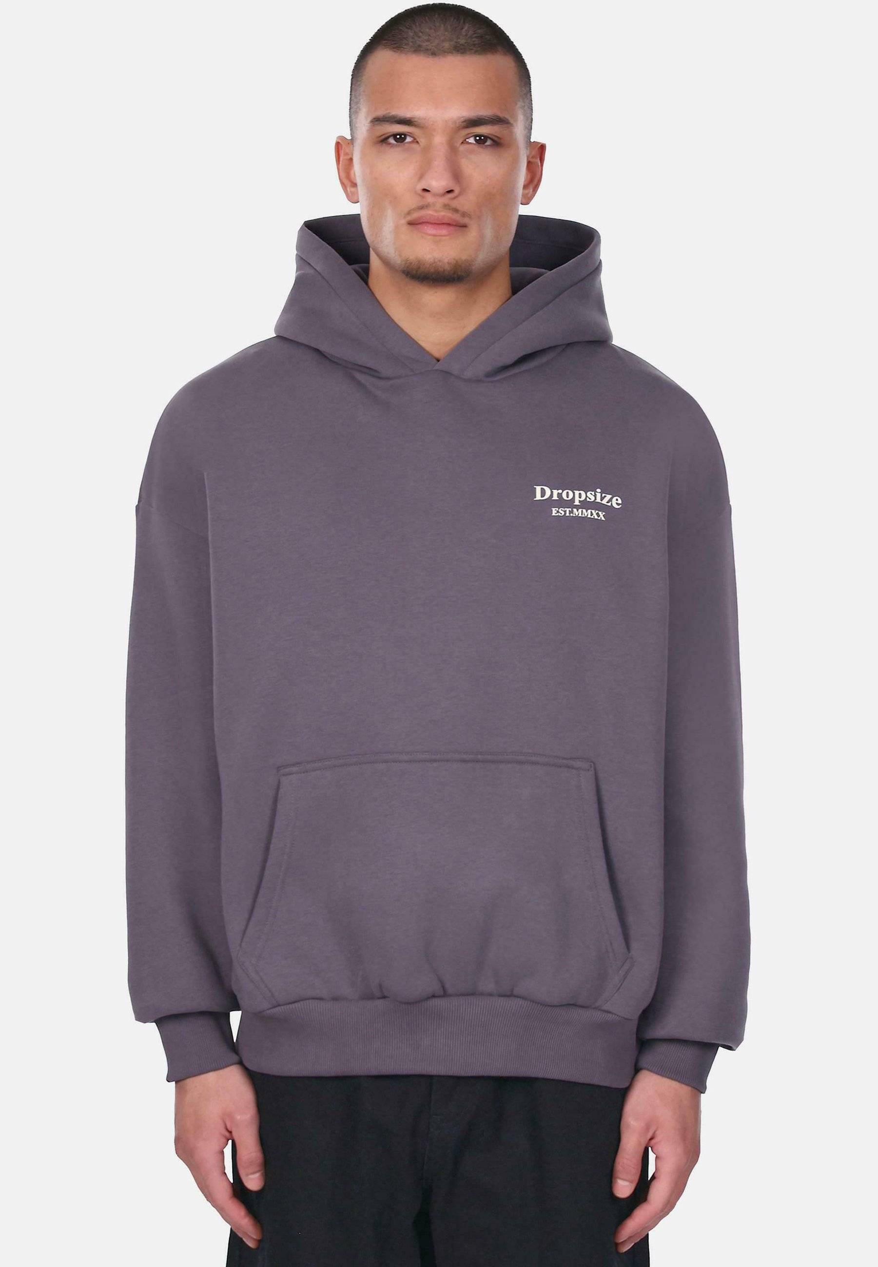 Sweat à capuche Dropsize - gris foncé