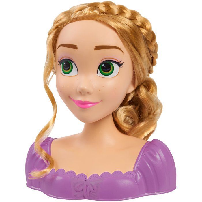 Cabeza para peinar - Princesa Disney - Rapunzel - 6 accesorios - Para mayores de 3 años
