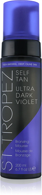 Espuma autobronzeadora St. Tropez Ultra Dark Violet para pele negra