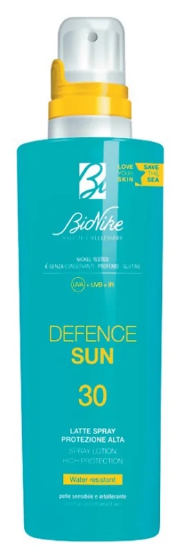 BIONIKE Bionike Defense Sun Milk Spray SPF 30 Alta Protección 200 ml resistente al agua