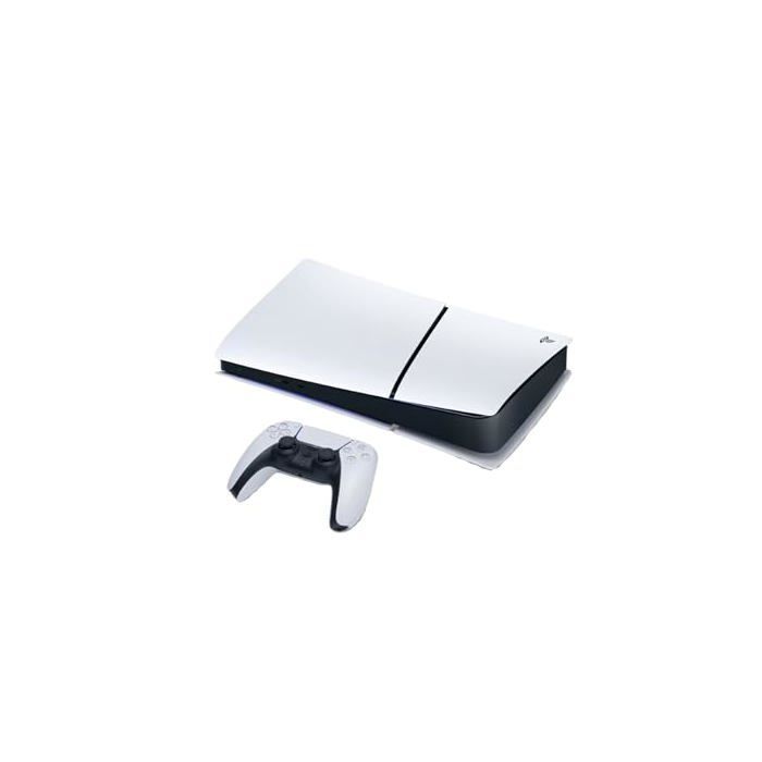 Consola de videojuegos digital - Sony - PlayStation 5 Slim - 825 GB - Blanco - 35,5 x 13 x 43 cm - 4,1 kg - 1 batería de iones de litio