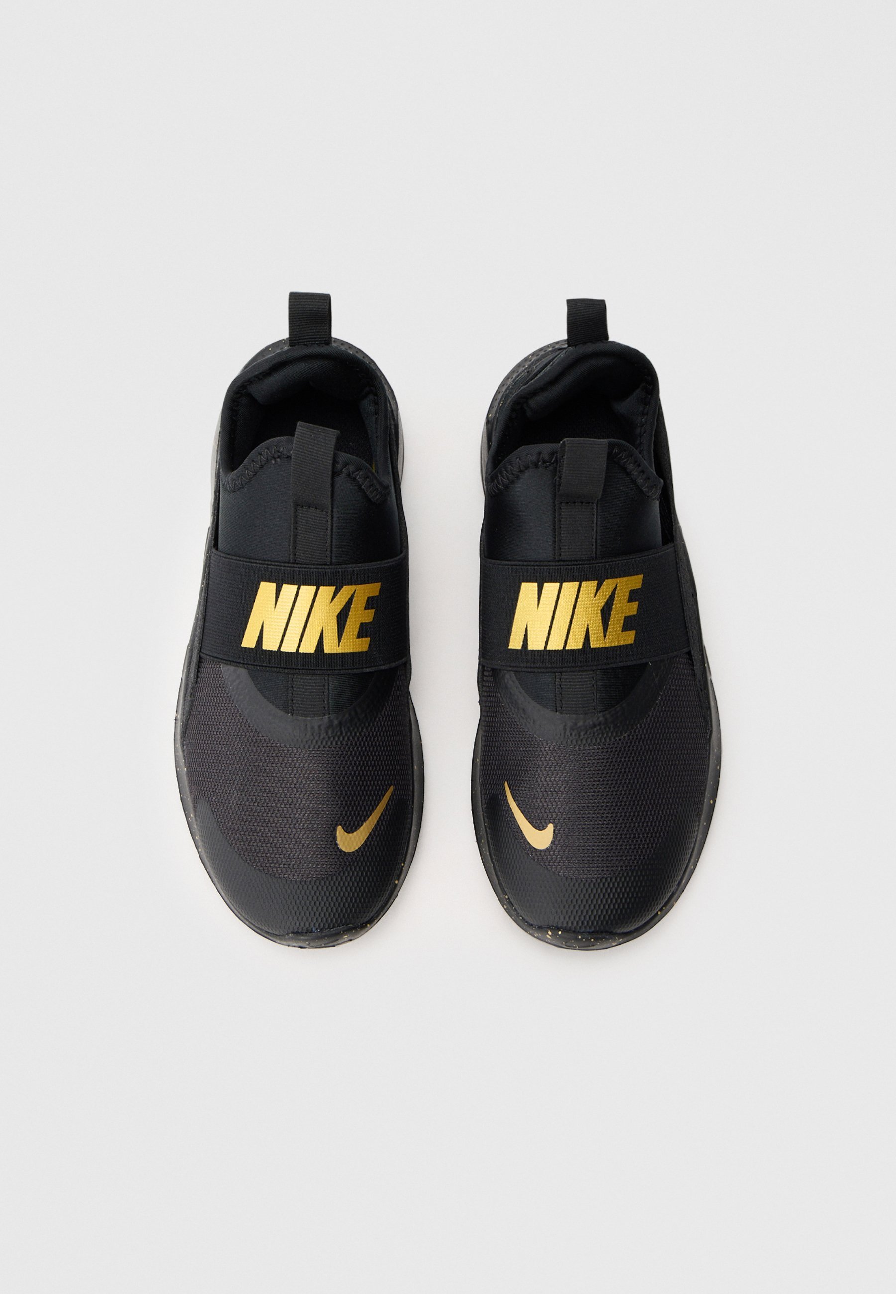 Nike Performance FLEX RUNNER 4 UNISEX - Chaussures de running sur route - noir/or métallisé