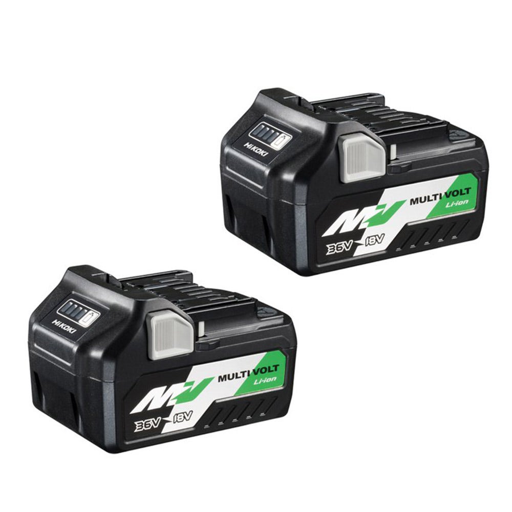 HIKOKI 18V/36V Multi-Voltage Li-Ion Akku 5,0/2,5Ah, Doppelpack BSL36A18(TWN)