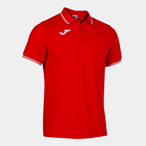 Joma Campus III poloshirt met korte mouwen, rood