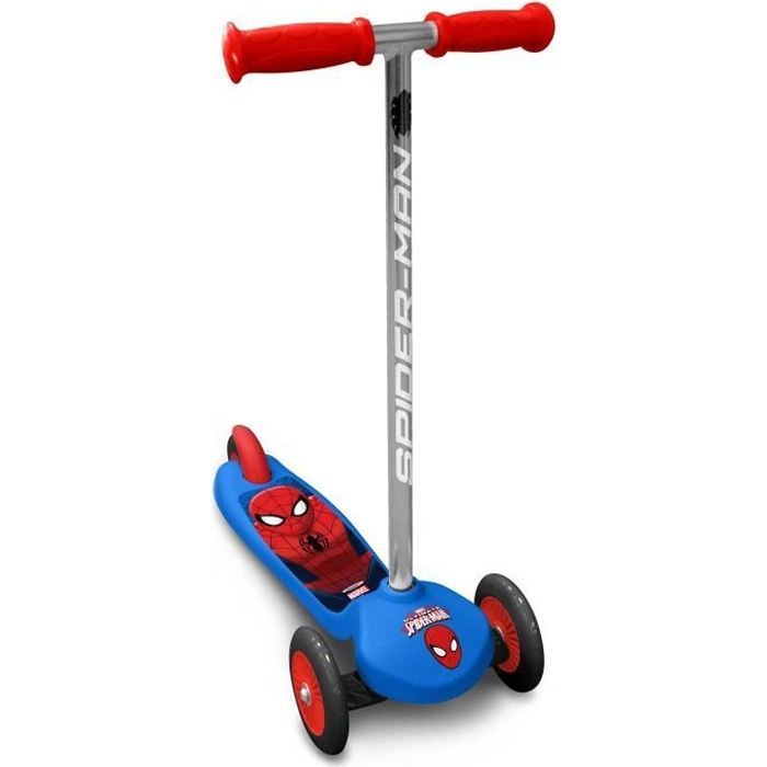 Monopattino a 3 ruote Spiderman con sterzo a rotazione - Marvel