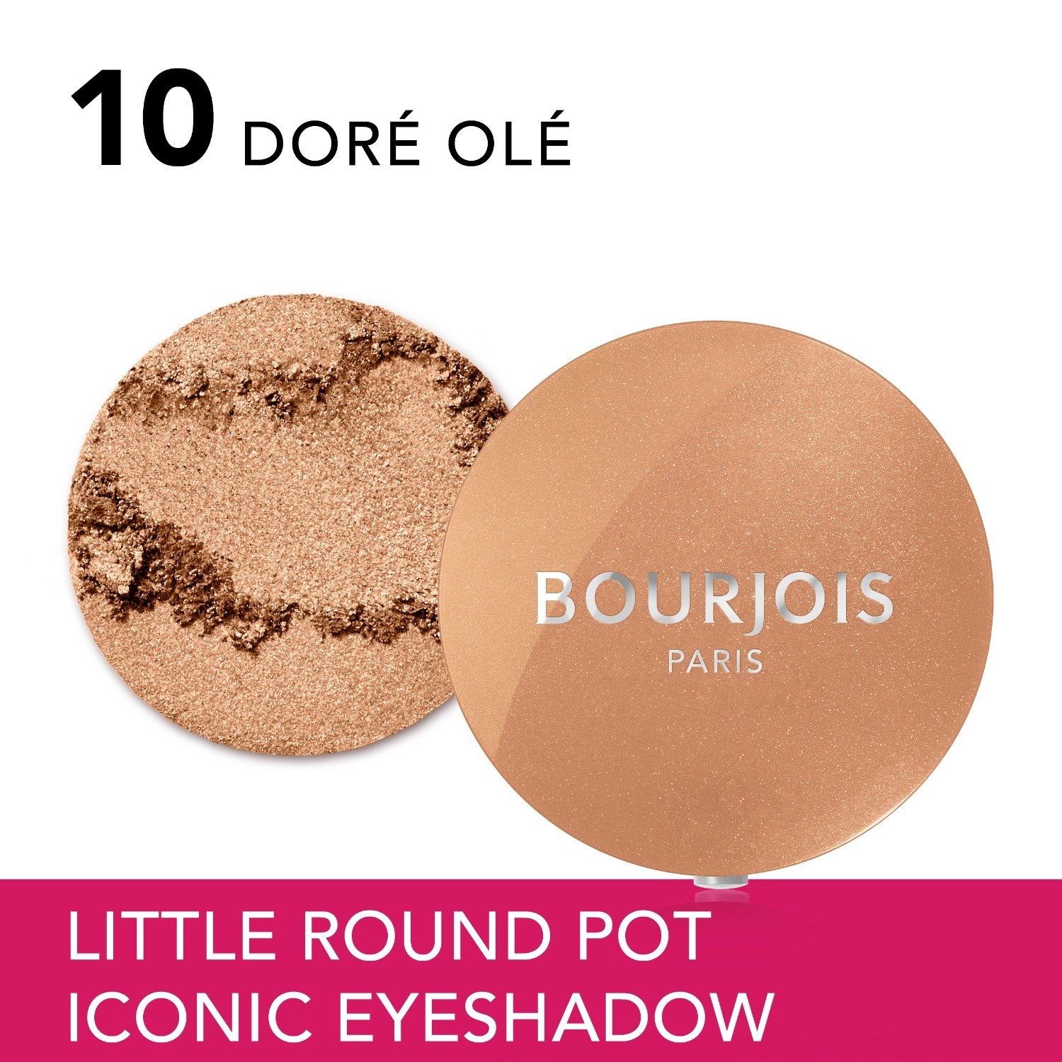 Bourjois sjenilo za oči, mala okrugla posudica, 2 u 1 sjenilo za oči – 1,2 g