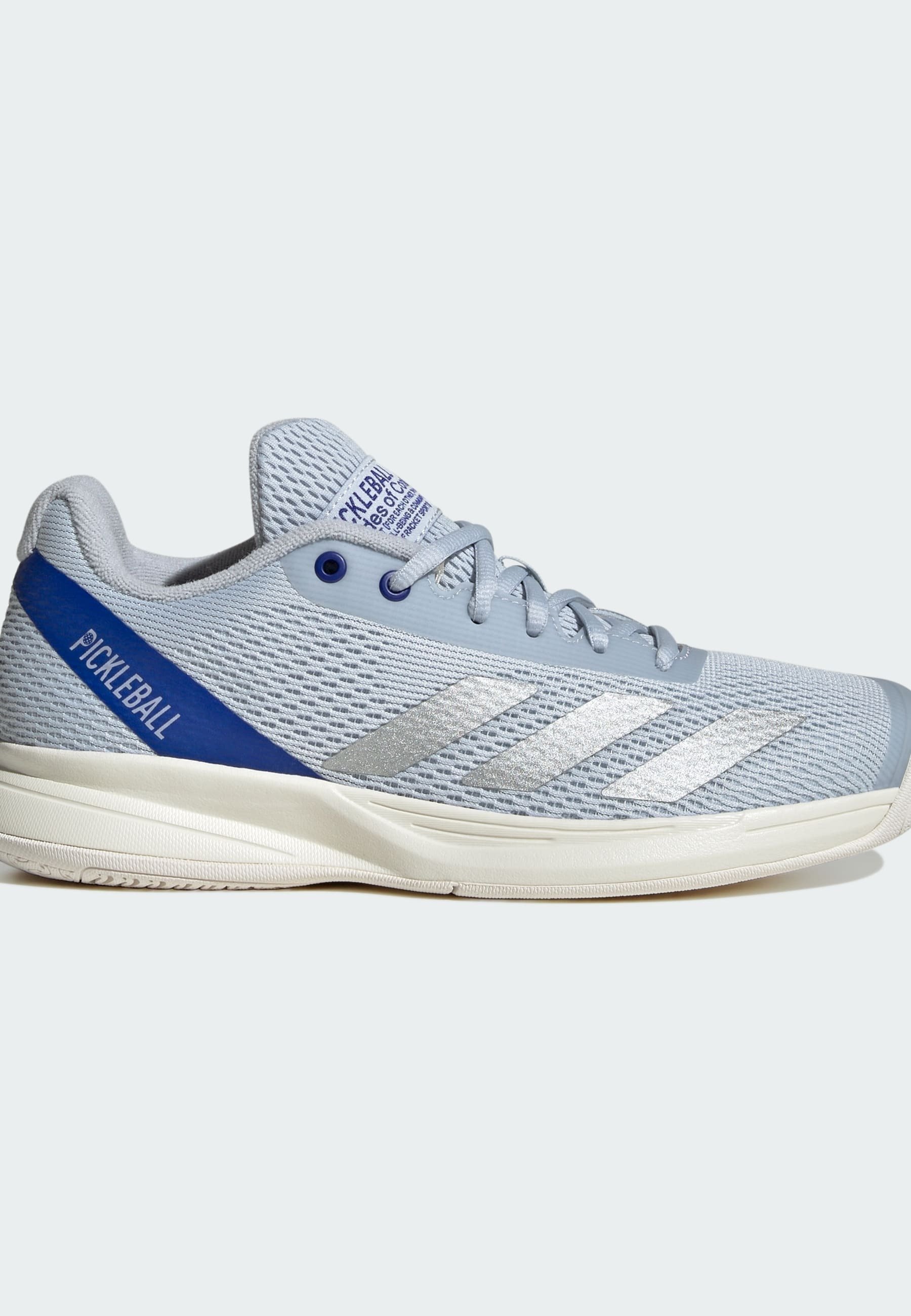 adidas Performance PICKLE - Chaussures de tennis multicourts - bleu halo argent métallisé bleu clair