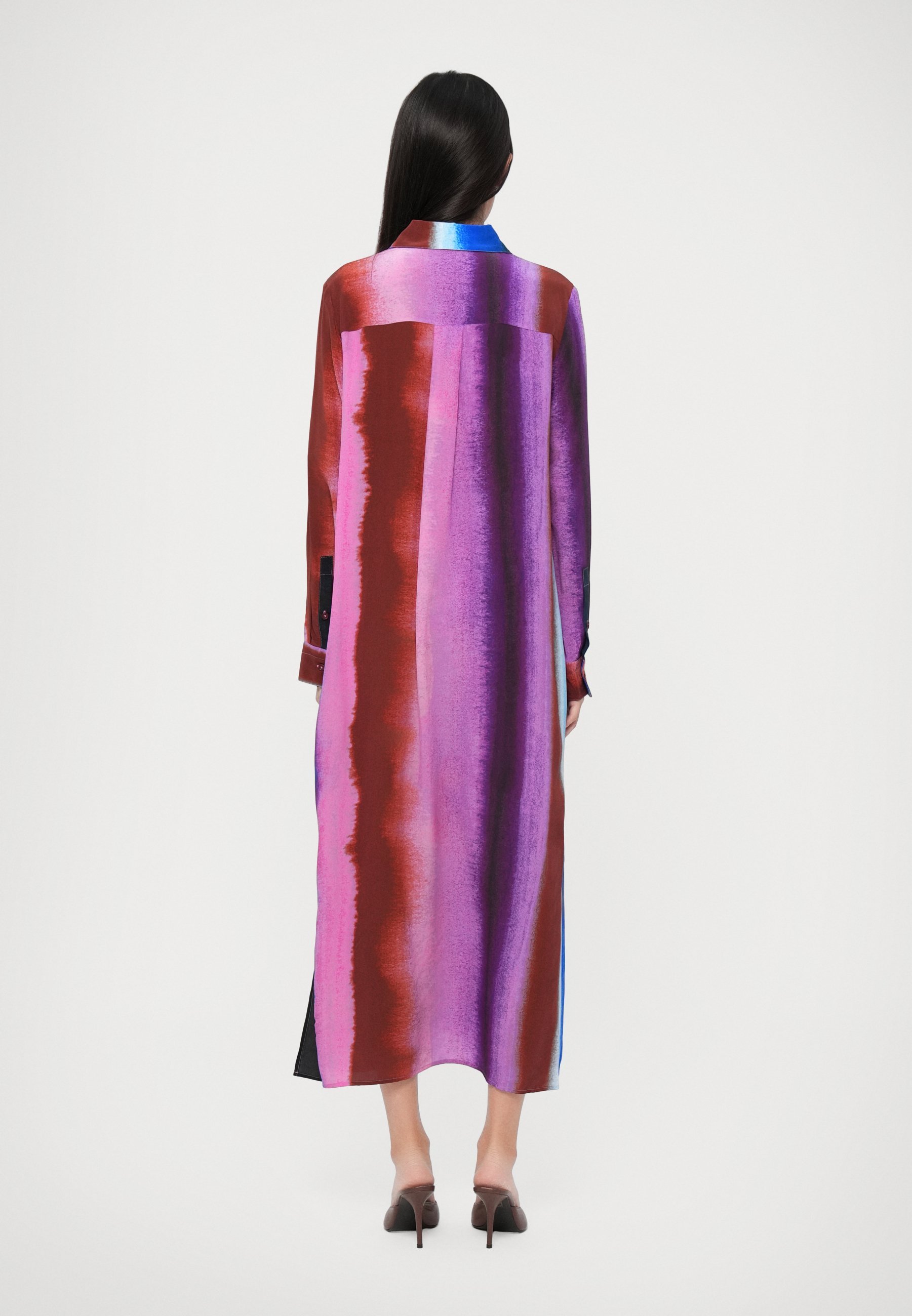 Robe Carrie de Diane von Furstenberg - Robe-chemise rose