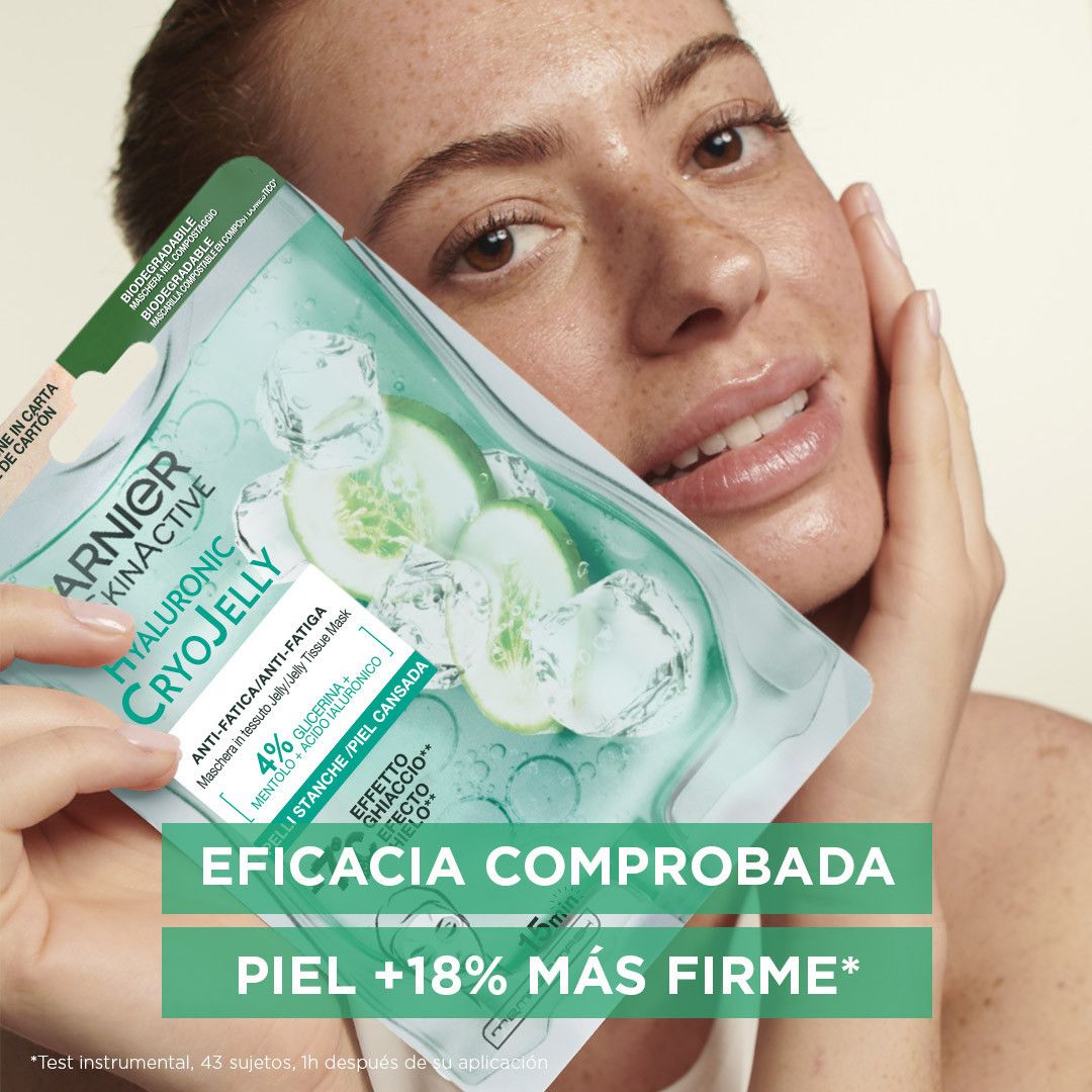 „Skin Active Cryo Jelly“ veido kaukė nuo nuovargio