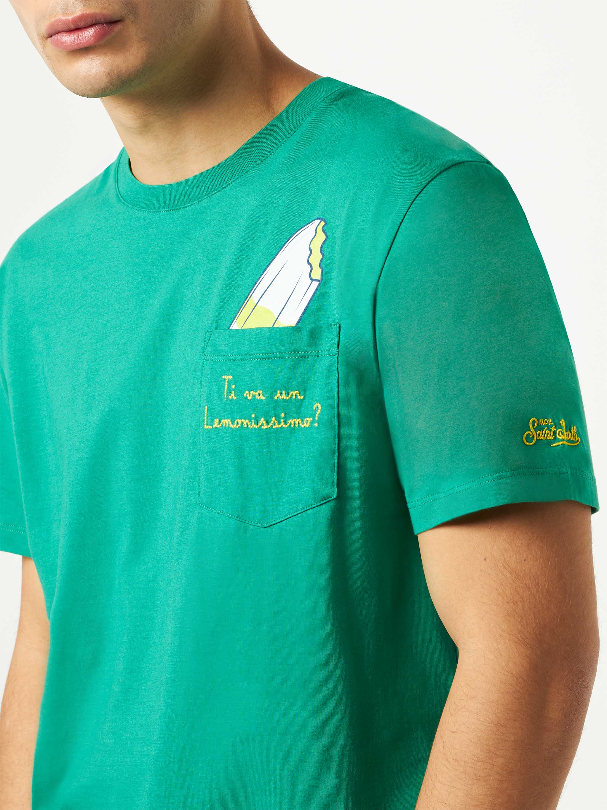 Katoenen T-shirt met borduurwerk: Zin in een Lemonissimo? | ALGIDA® EDITION