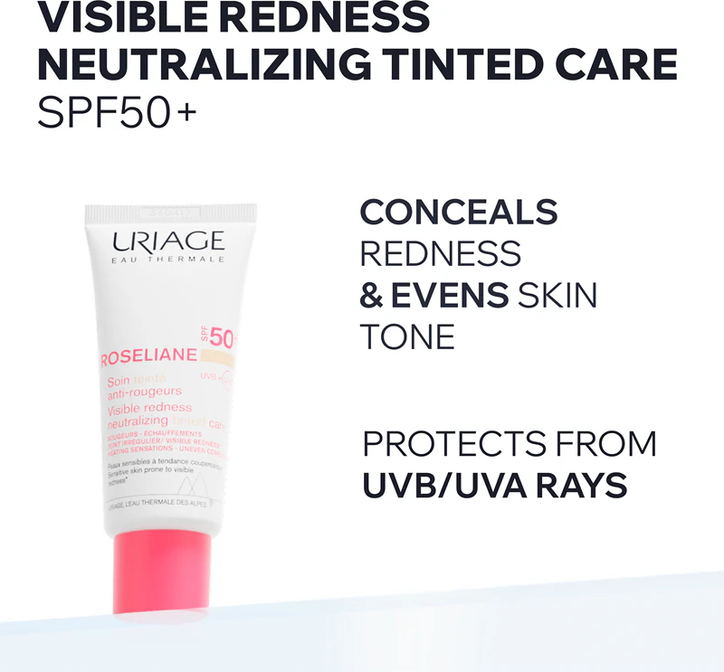 Uriage Roseliane CC Cream SPF 50+ Anti-Rötungs-CC-Creme SPF 50+