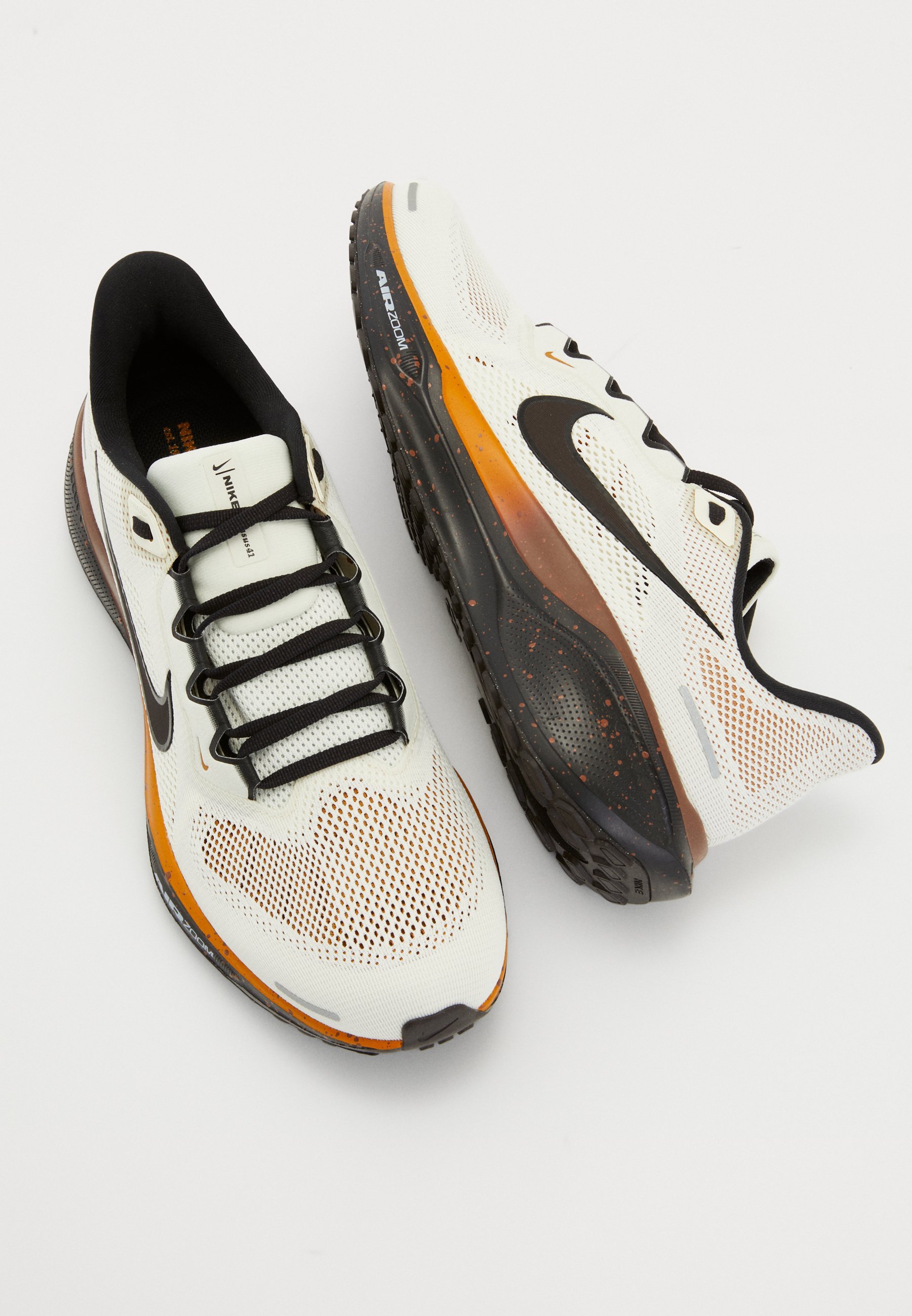 Nike Performance AIR ZOOM PEGASUS 41 - Hardloopschoenen voor op de weg - zacht parelmoer/fluweelbruin/woestijnoker/faunabruin/zwart