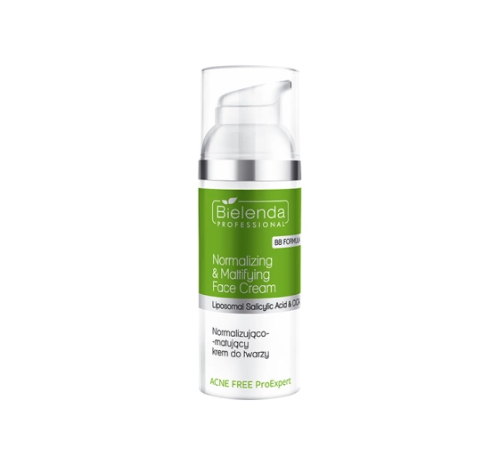 Bielenda Professional Acne Free Professional Expert normalizująco-matujący krem do twarzy 50 ml