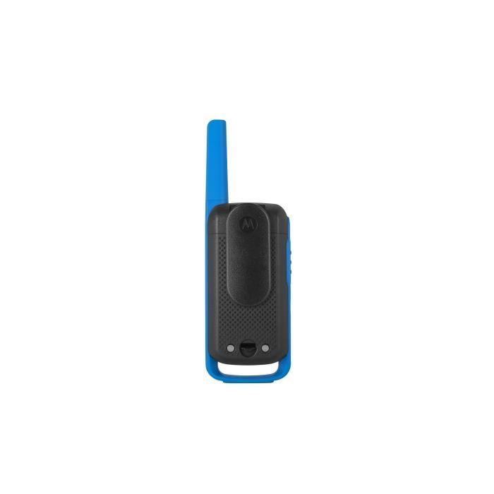 Radios walkie-talkie MOTOROLA T62 PMR446 - Sin licencia - Emparejamiento simplificado - Azul