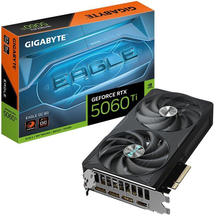 GIGABYTE - EAGLE - Placa de vídeo - NVIDIA RTX 5060Ti OC - 8 GB