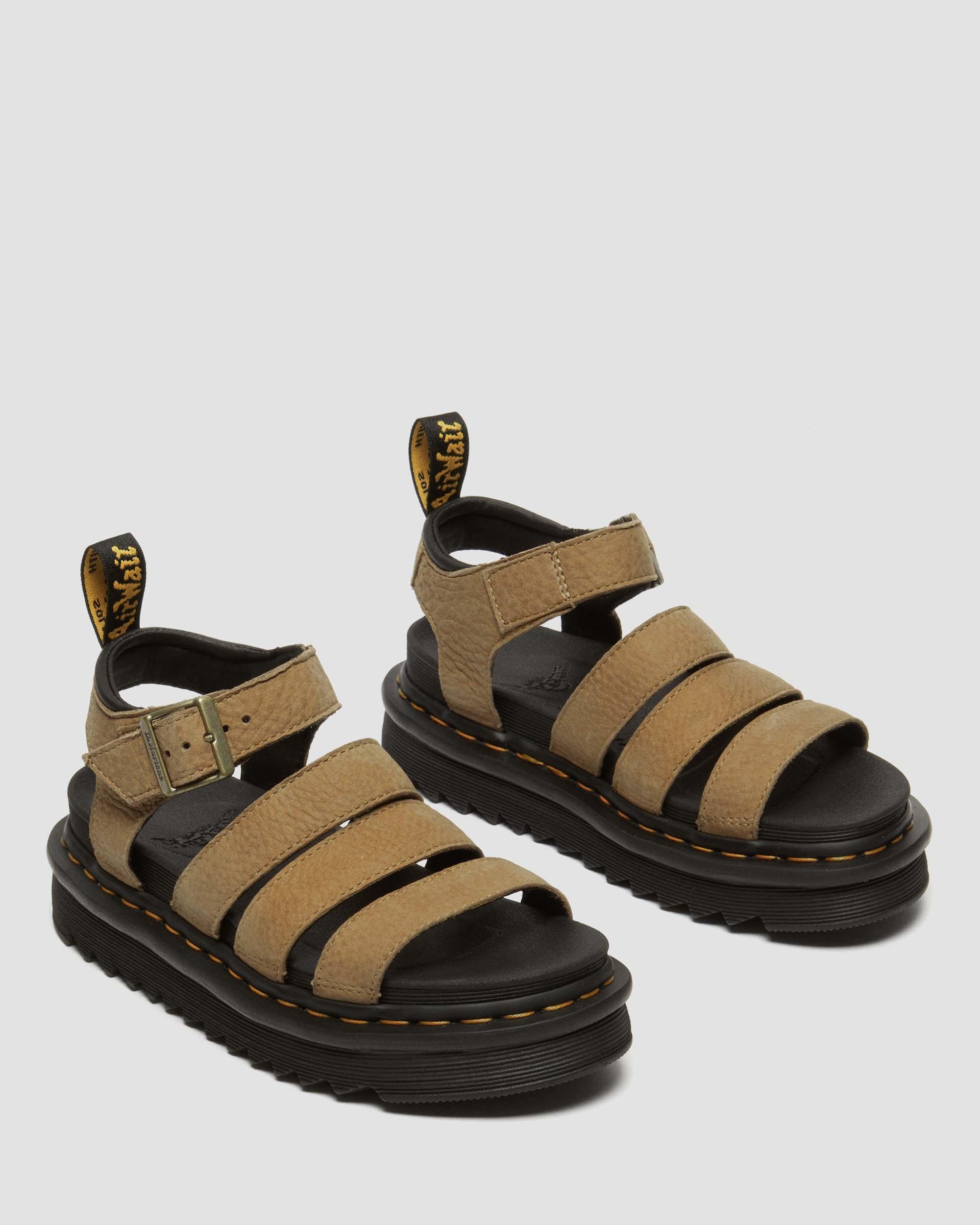 Blaire Tumbled Nubuck Leder Sandalen