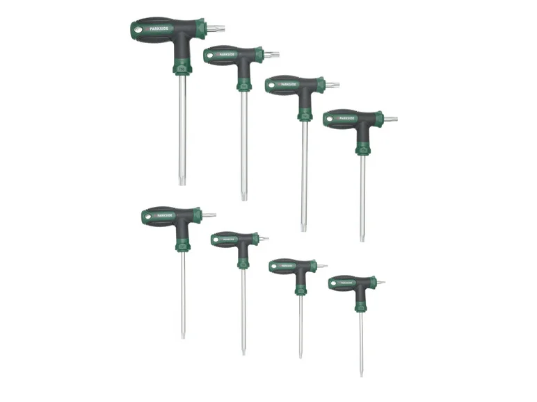 PARKSIDE® T-håndtaksnøkkelsett, 8 deler