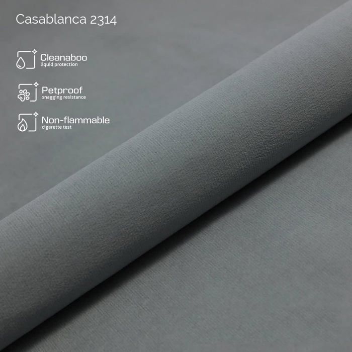 Lit adulte ADÈLE - ensemble matelas+sommier relaxation électrique - 140x200 cm - velours gris clair