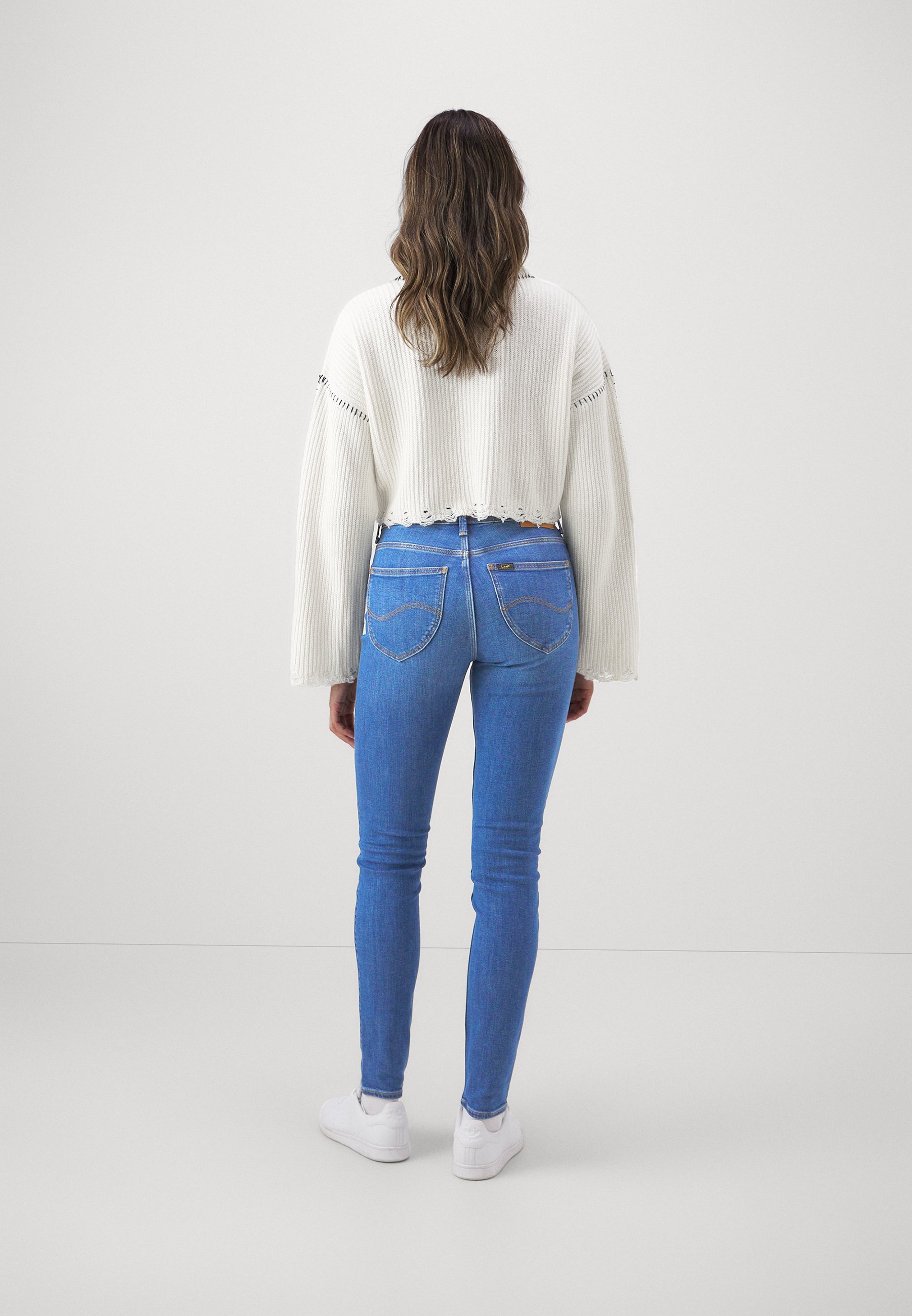 Lee SCARLETT - Skinny Fit jeans - blauwe denim