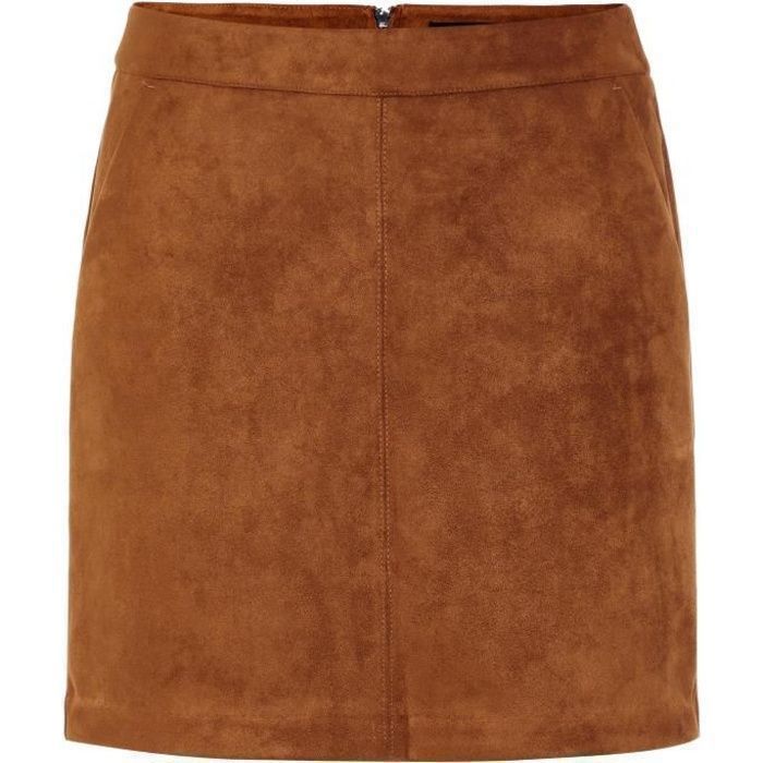 Saia VERO MODA Minissaia - Feminina - Conhaque