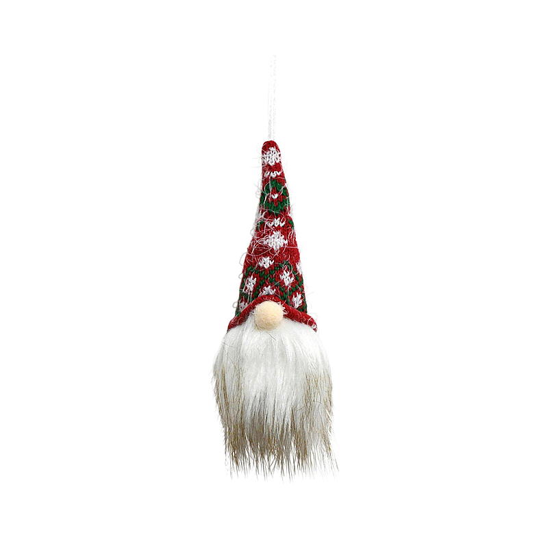 Hjem Julenissen 16 cm med LED
