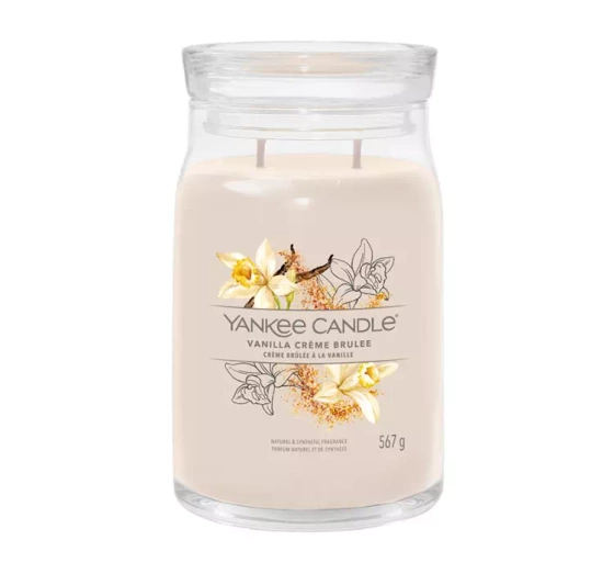 Yankee Candle Signature duża świeca zapachowa Vanilla Creme Brulee 567 g