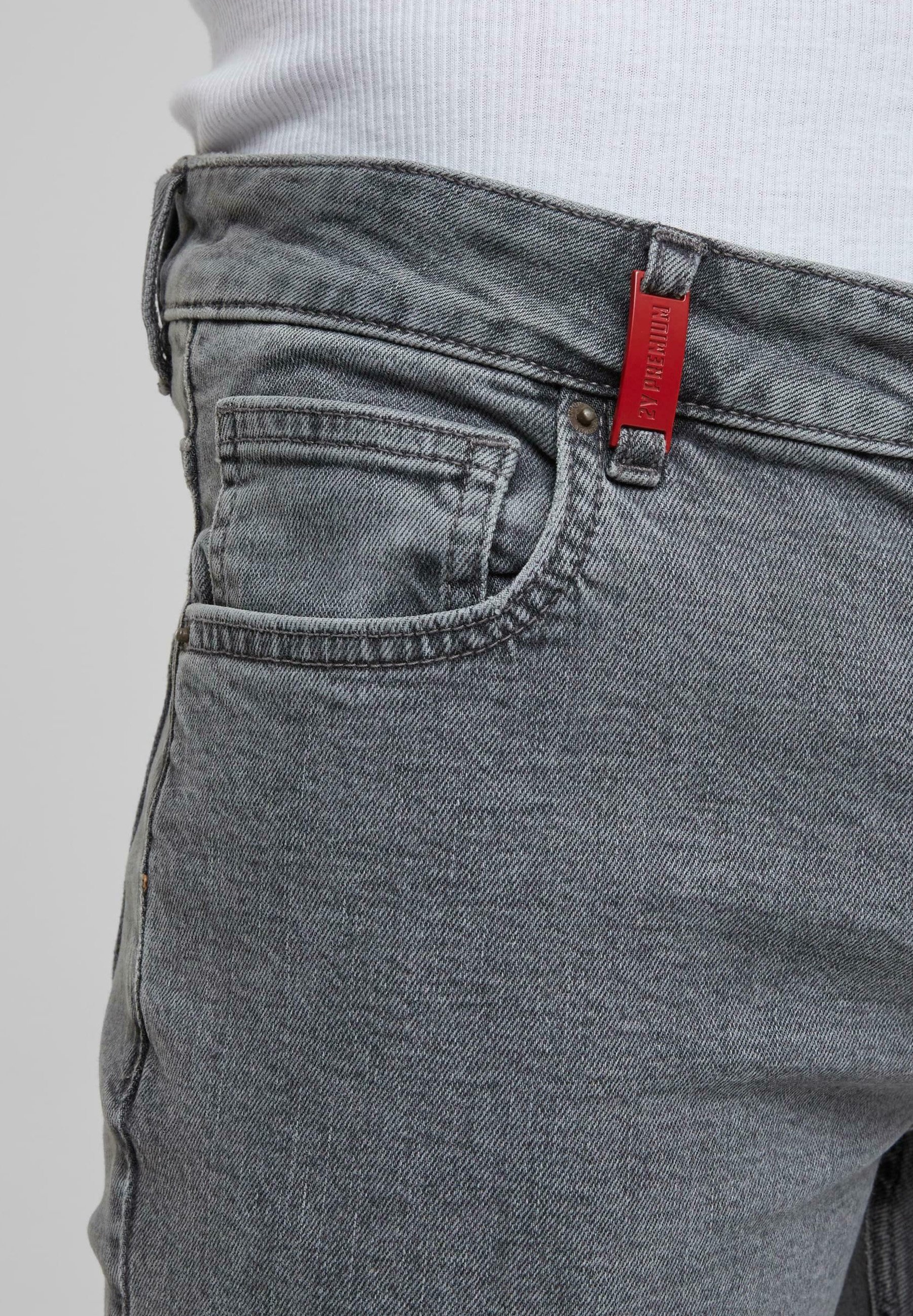 2Y Premium ALEJANDRO BASIC - Slim fit jeans - gewassen grijs