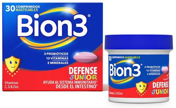 Defense Junior таблете за жвакање Витамини и минерали