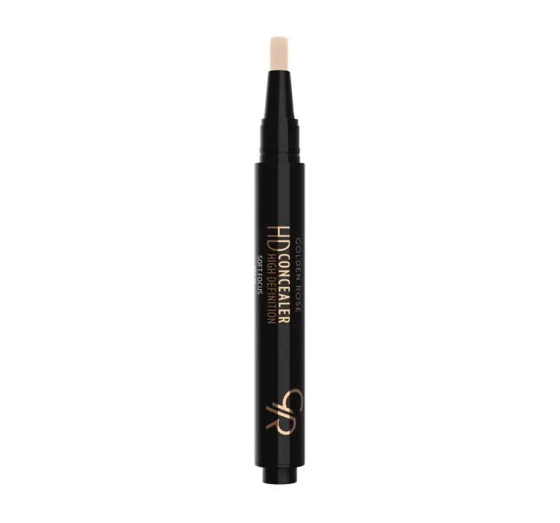 Golden Rose HD Concealer korektor z pędzelkiem 01 3 ml