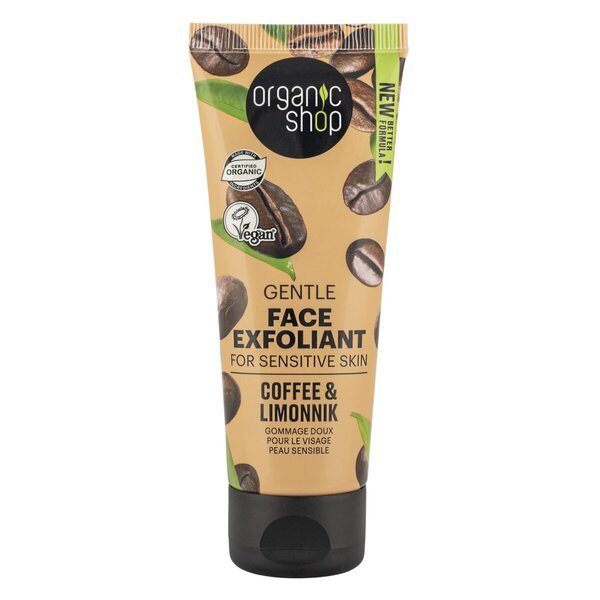 Organic Shop Coffee & Limmonik nježni piling za lice 75ml