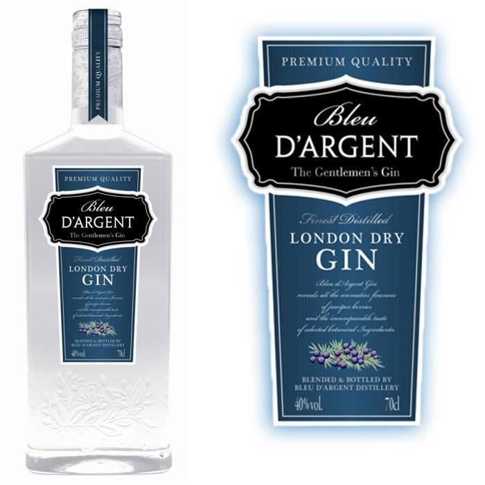 Gin Bleu d'Argent 40° 70cl