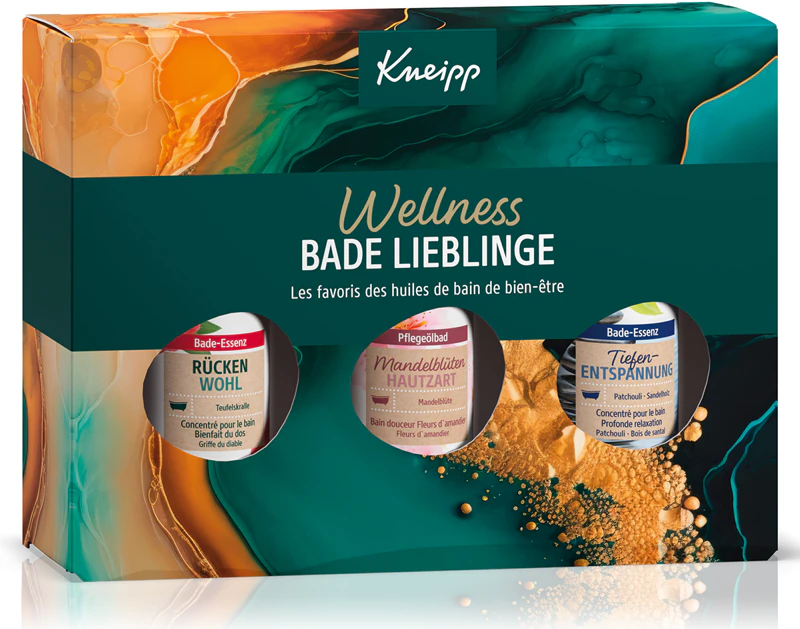 Kneipp Wellness -kylpyöljykokoelma kylpylahjasetti