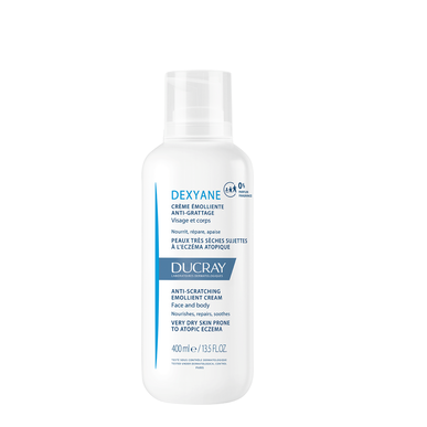 Crema emoliente antiprurito Ducray Dexyane Crema antiprurito Ducray Dexyane para piel seca y eccema atópico 400 ml 400 ml