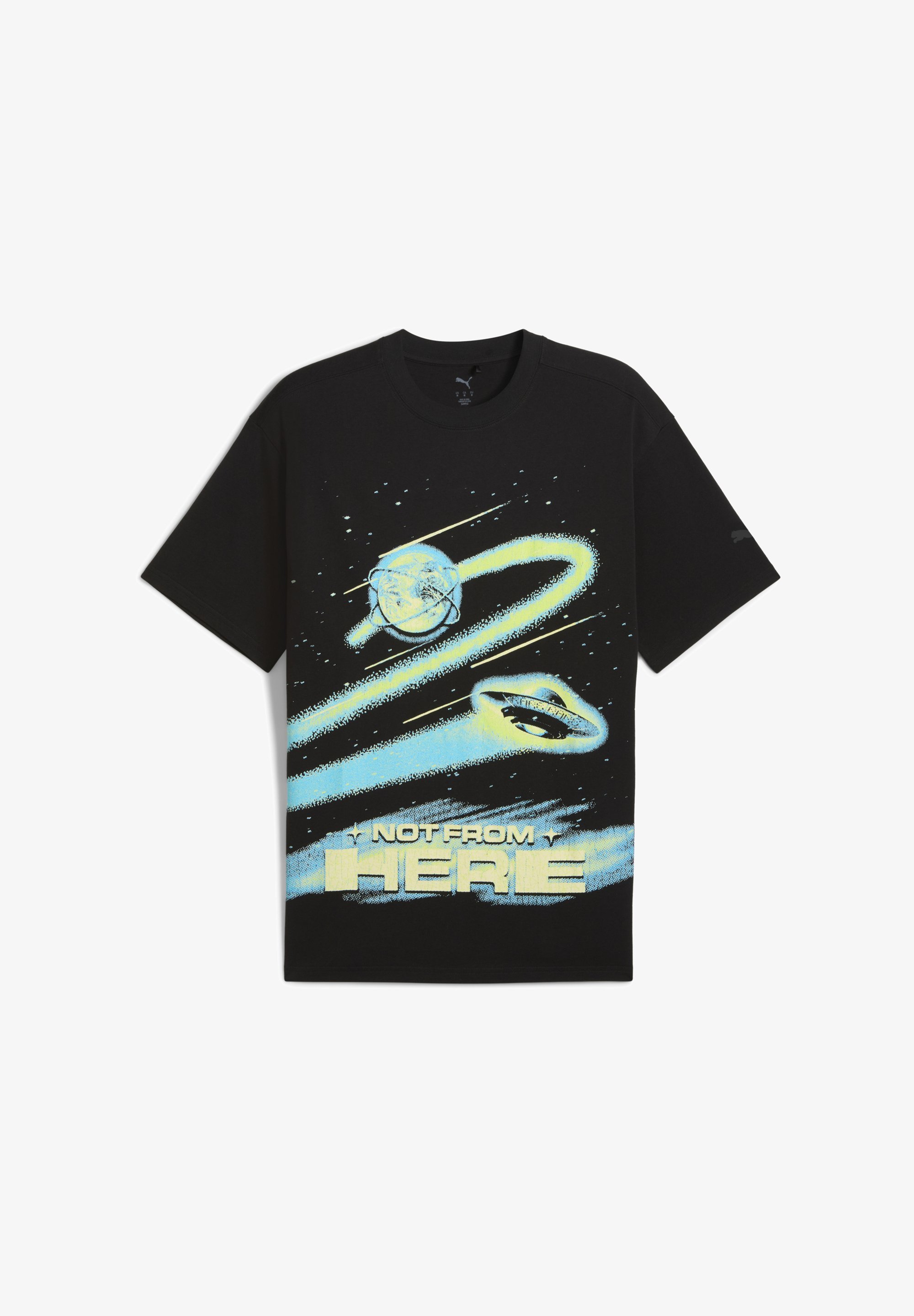Puma MELO ALIEN SKINS BASKETBALL - T-shirt stampata - nera