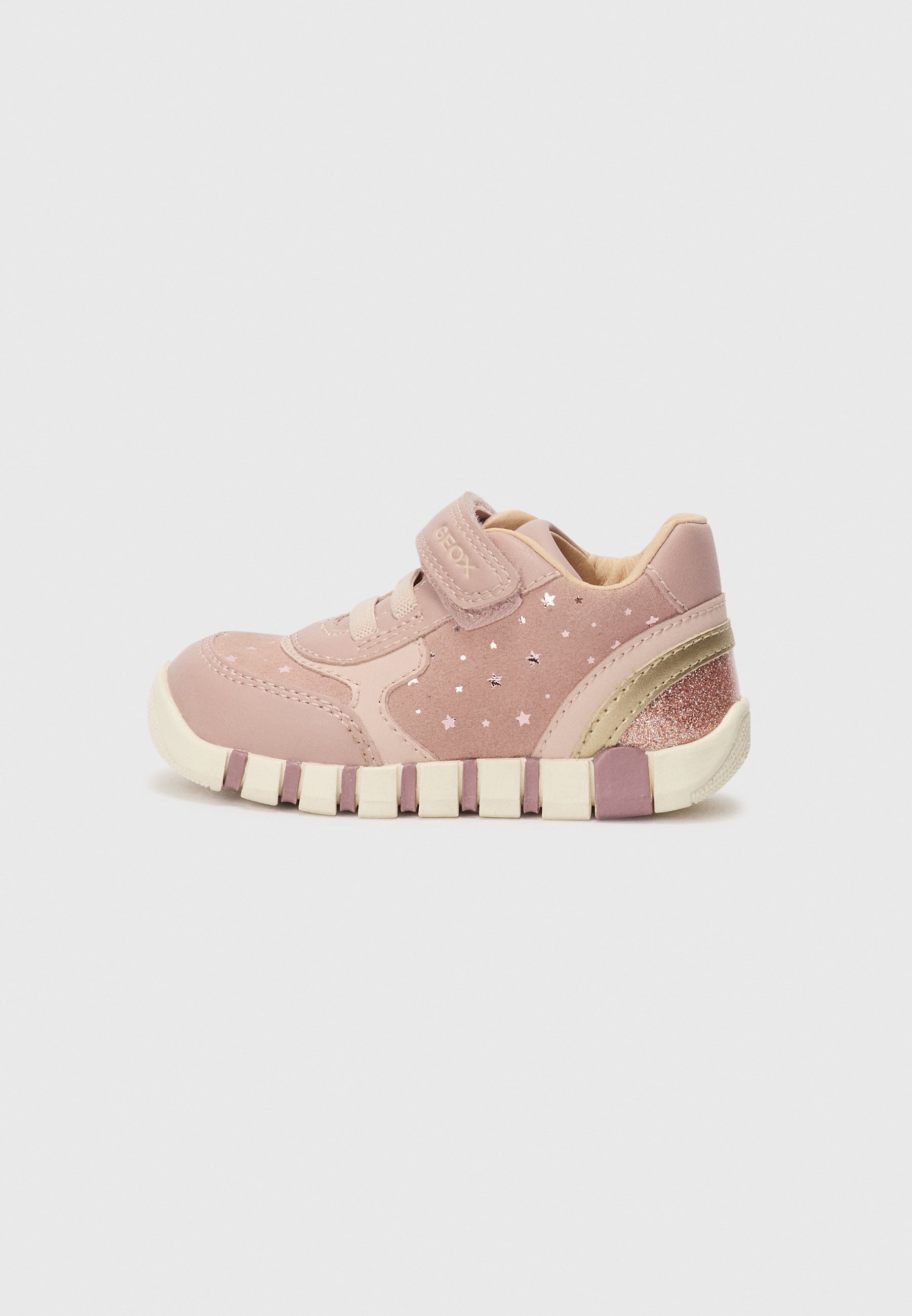 Geox IUPIDOO - Sneakers - antiek roze/platinakleurig