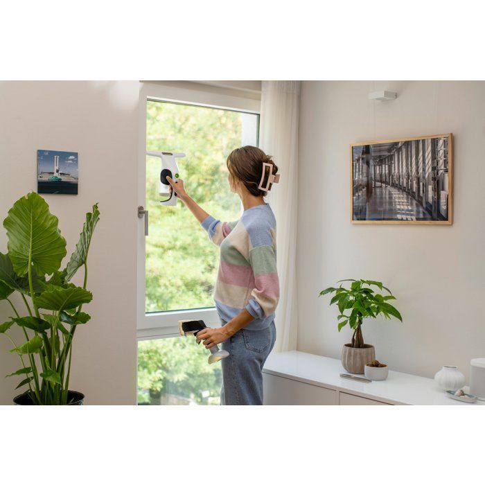 KARCHER WV 1 Compact Care - Nettoyeur de vitres - Raclette 250 mm - Autonomie 25 min - Nettoie jusqu'à 70m² (environ 23 vitres)