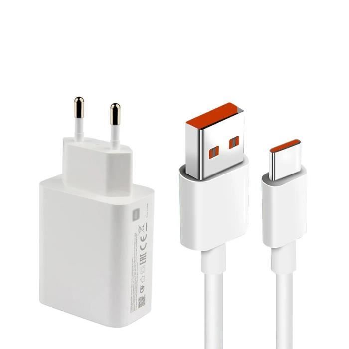 Charger - XIAOMI - 33W - Fast Charging - Overvoltage Protection - USB-C Cable Included