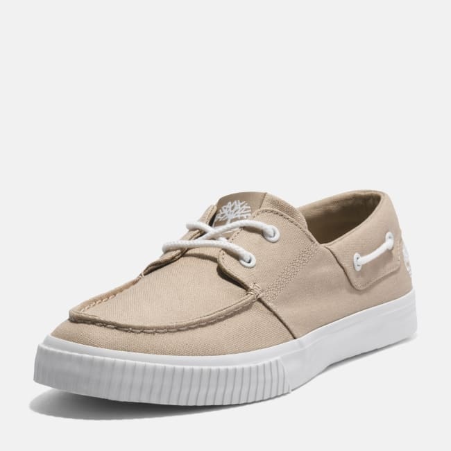 Sneaker Bassa Stringata da Uomo in beige