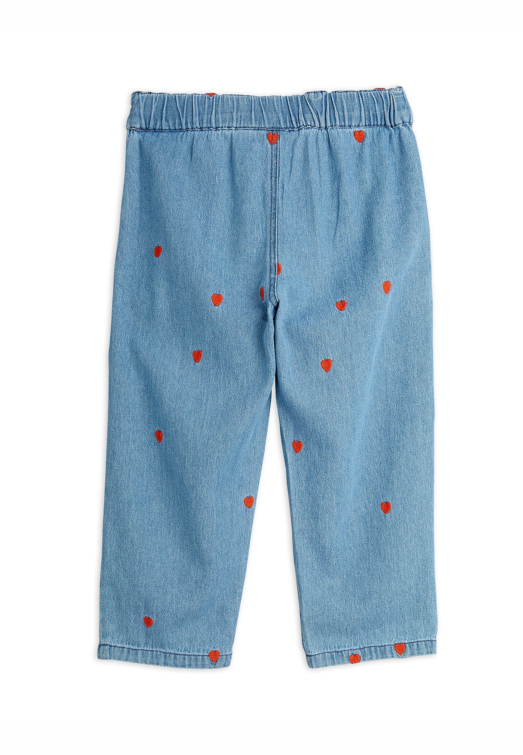 Mini Rodini HEARTS Hose Unisex - Jeans mit lockerer Passform - blau