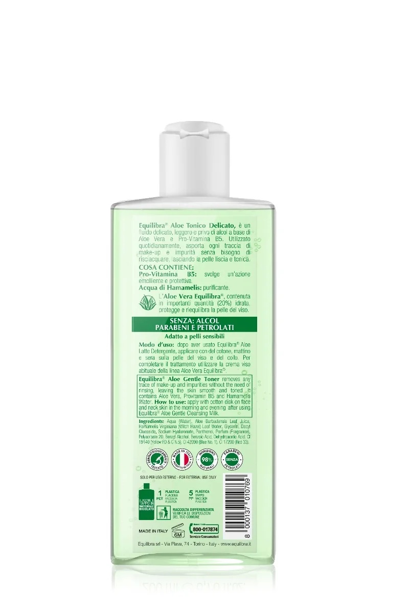 EQUILIBRA Equilibra Aloë Tonic 200 ml Delicaat